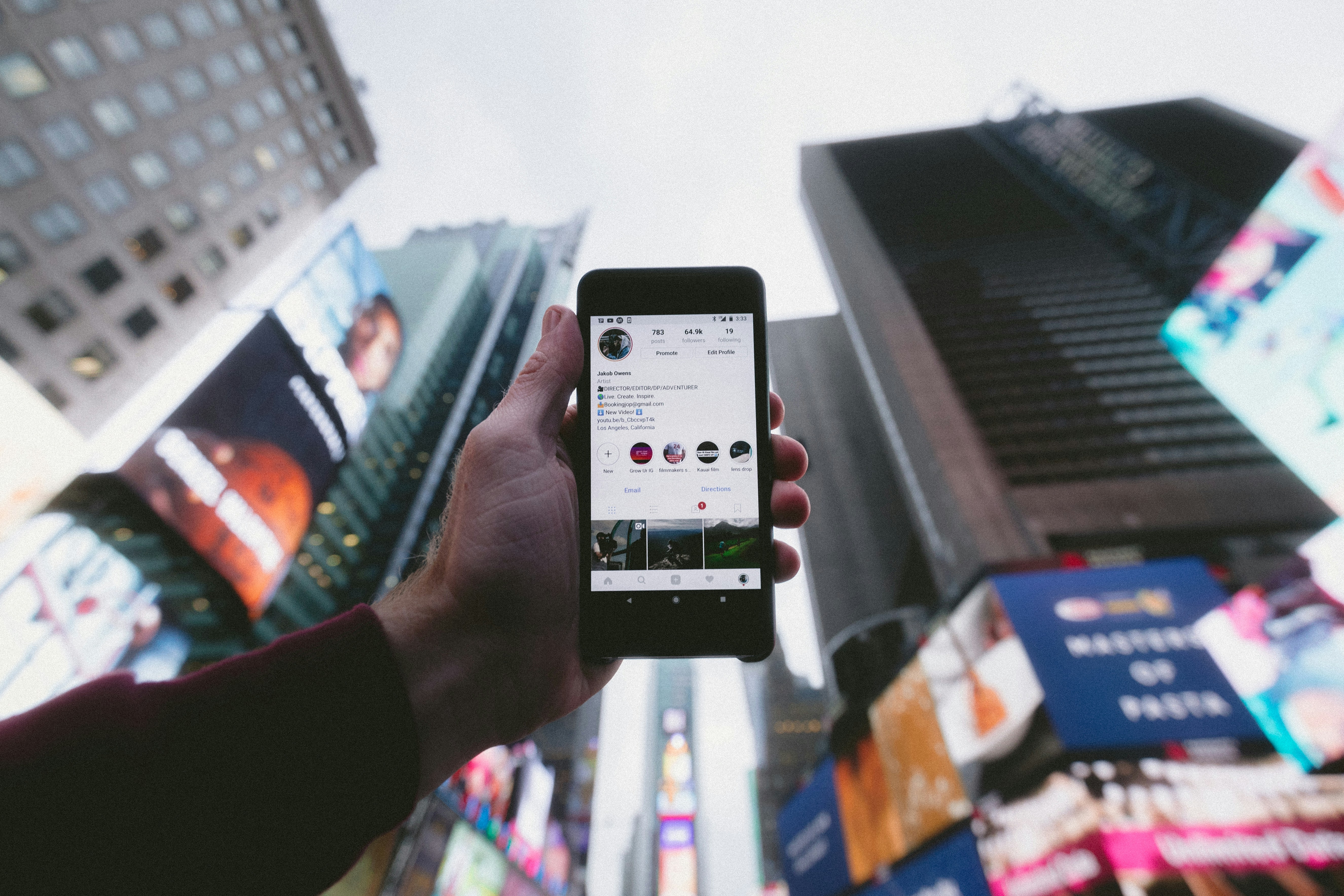 Social media marketing dashboard